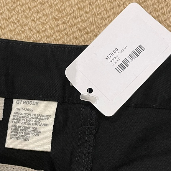G1 Goods Fatigue chino pants in black - Picture 3 of 8